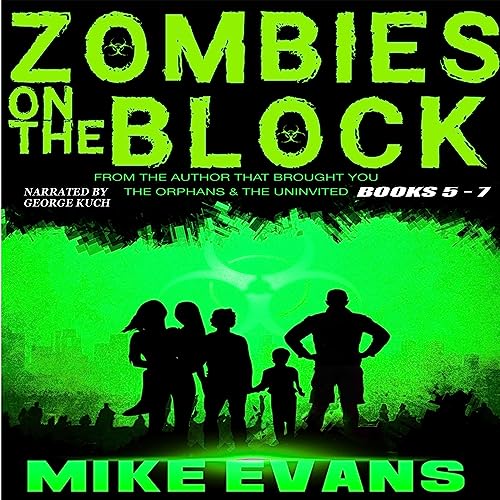 Zombies on the Block 5 6 & 7 Audiolibro Por Mike Evans arte de portada