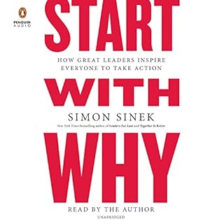 Start with Why Audiolibro Por Simon Sinek arte de portada