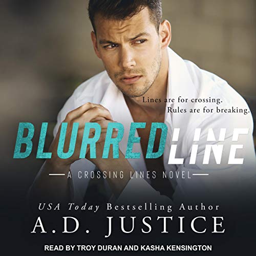 Blurred Line Audiolibro Por A.D. Justice arte de portada