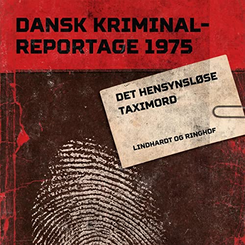 Det hensynsløse taximord Audiolibro Por Diverse, Various authors arte de portada