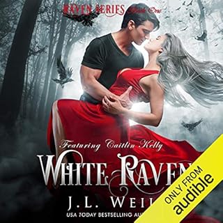 White Raven Audiolibro Por J.L. Weil arte de portada