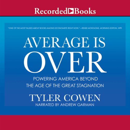 Average is Over Audiolibro Por Tyler Cowen arte de portada