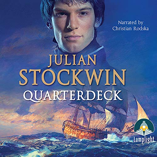 Quarterdeck Audiolivro Por Julian Stockwin capa