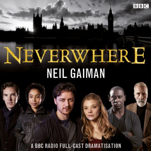 Neverwhere Audiolibro Por Neil Gaiman arte de portada