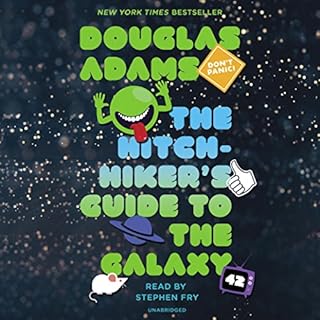 The Hitchhiker's Guide to the Galaxy Audiolibro Por Douglas Adams arte de portada