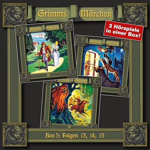 Grimms Märchen, Box 5 - Folgen 13, 14, 15 Audiolibro Por Brüder Grimm arte de portada