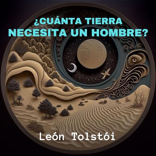 Diseño de la portada del título ¿Cuánta Tierra Necesita un Hombre?