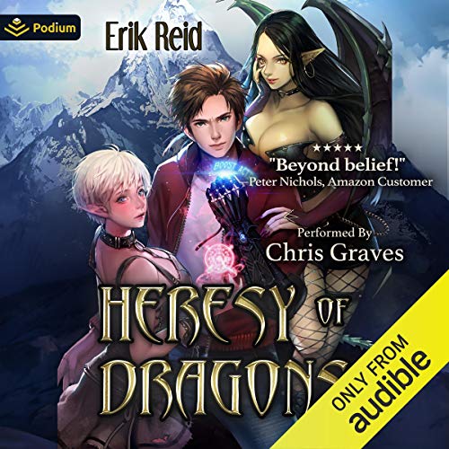 Heresy of Dragons Audiolibro Por Erik Reid arte de portada