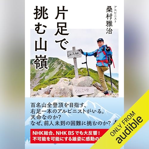 『片足で挑む山嶺』のカバーアート