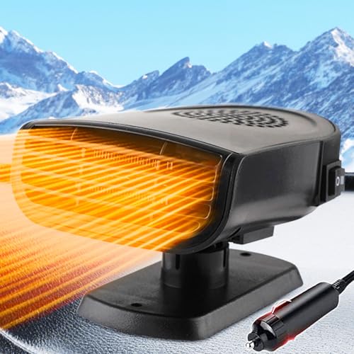 Car Heater Portable Car Heater: Portable Defrost Defogger Car Heater That Plugs into Cigarette Lighter for Car, SUV