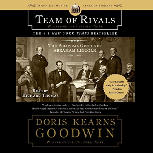 Team of Rivals Audiolibro Por Doris Kearns Goodwin arte de portada