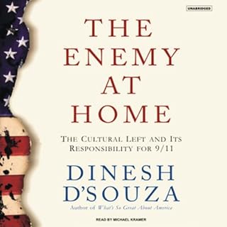 The Enemy at Home Audiolibro Por Dinesh D'Souza arte de portada