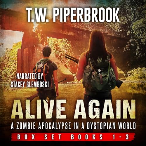 Alive Again Box Set: The Complete Zombie Apocalypse in a Dystopian World Series (Books 1-3) cover art