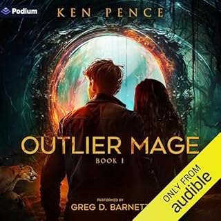 Outlier Mage: Magic Tech Audiolibro Por Ken Pence arte de portada