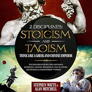 2 Disciplines: Stoicism and Taoism Bundle Audiolibro Por Stephan Watts, Alan Mitchell arte de portada