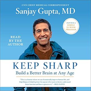 Keep Sharp Audiolibro Por Sanjay Gupta MD arte de portada