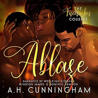 Ablaze Audiolibro Por A.H. Cunningham arte de portada