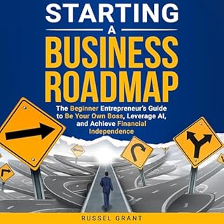 Starting a Business Roadmap Audiolibro Por Russel Grant arte de portada