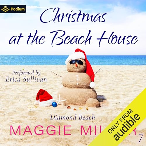 Christmas at the Beach House Audiolibro Por Maggie Miller arte de portada