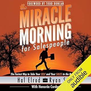 The Miracle Morning for Salespeople Audiolibro Por Ryan Snow, Honoree Corder, Hal Elrod arte de portada