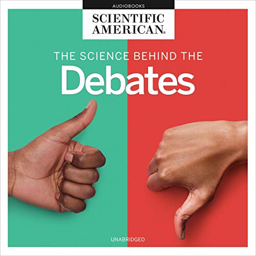 Diseño de la portada del título The Science Behind the Debates