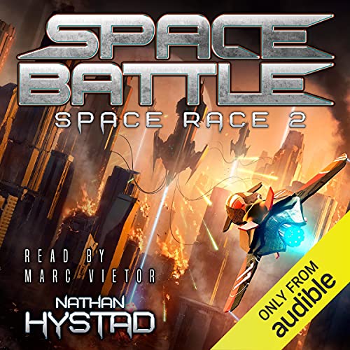 Space Battle Audiolivro Por Nathan Hystad capa