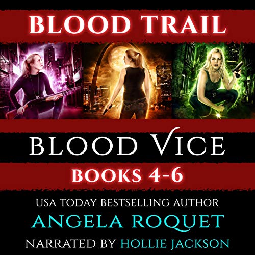 Blood Trail Audiolibro Por Angela Roquet arte de portada