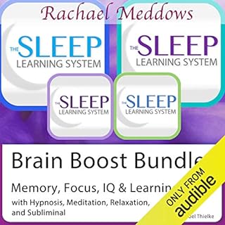 Brain Boost Bundle: Memory, Focus, IQ, Hypnosis, Meditation and Subliminal - The Sleep Learning System Audiolibro Por Joel Th