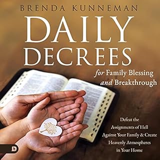 Daily Decrees for Family Blessing and Breakthrough Audiolibro Por Brenda Kunneman arte de portada