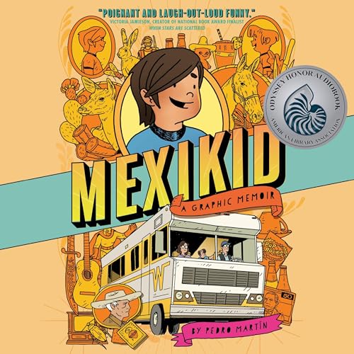 Mexikid Audiolibro Por Pedro Martín arte de portada