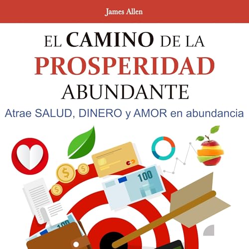 Diseño de la portada del título El camino de la prosperidad abundante