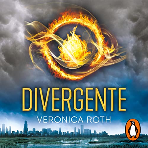 Diseño de la portada del título Divergente