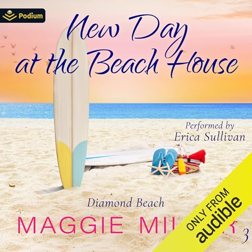 New Day at the Beach House Audiolibro Por Maggie Miller arte de portada