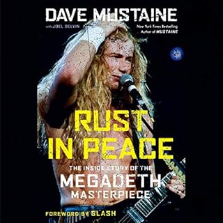 Rust in Peace Audiolibro Por Dave Mustaine, Joel Selvin arte de portada