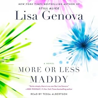 More or Less Maddy Audiolibro Por Lisa Genova arte de portada