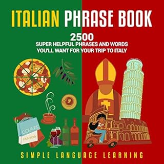 Italian Phrase Book Audiolibro Por Simple Language Learning arte de portada