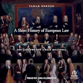 A Short History of European Law Audiolibro Por Tamar Herzog arte de portada