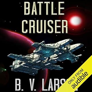 Battle Cruiser Audiolibro Por B. V. Larson arte de portada