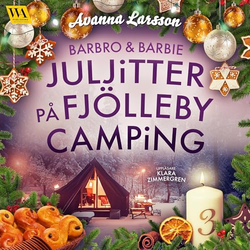 Juljitter på Fjölleby camping 3 Audiolivro Por Avanna Larsson capa