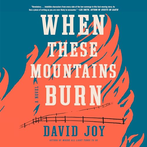 When These Mountains Burn Audiolibro Por David Joy arte de portada