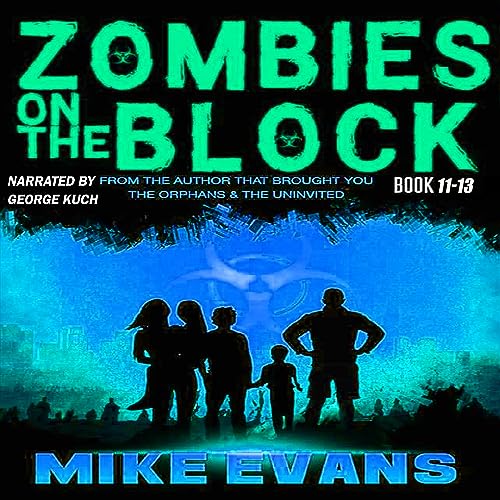 Zombies on the Block Box Set 4 Audiolibro Por Mike Evans arte de portada