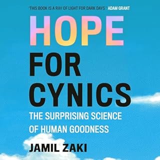 Hope for Cynics Audiolibro Por Jamil Zaki arte de portada