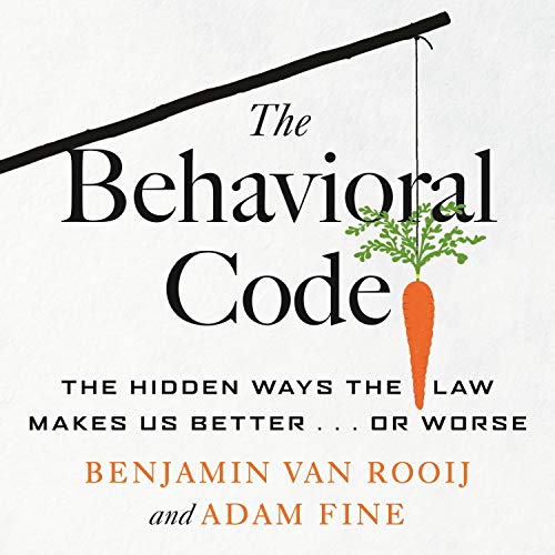 The Behavioral Code Audiolibro Por Benjamin van Rooij, Adam Fine arte de portada