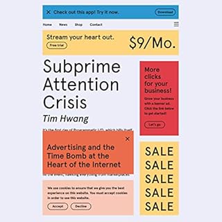 Subprime Attention Crisis Audiolibro Por Tim Hwang arte de portada