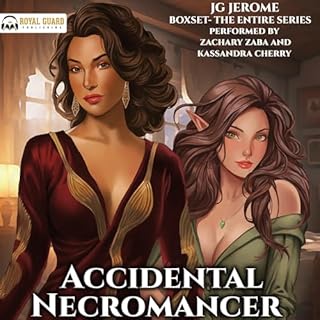 Accidental Necromancer Boxed Set Audiolibro Por JG Jerome arte de portada