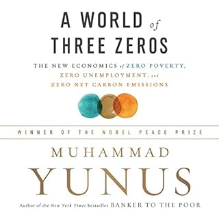 A World of Three Zeros Audiolibro Por Muhammad Yunus arte de portada