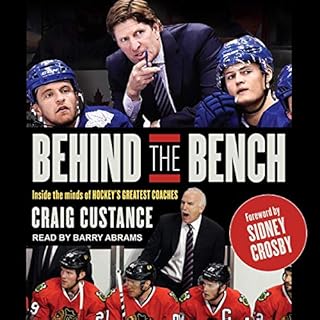 Behind the Bench Audiolibro Por Craig Custance, Sidney Crosby - foreword arte de portada