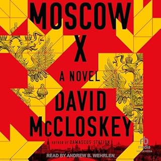 Moscow X Audiolibro Por David McCloskey arte de portada