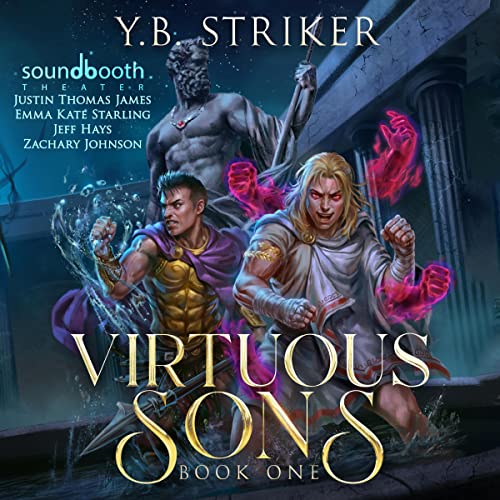 Virtuous Sons Audiolibro Por Y.B. Striker arte de portada