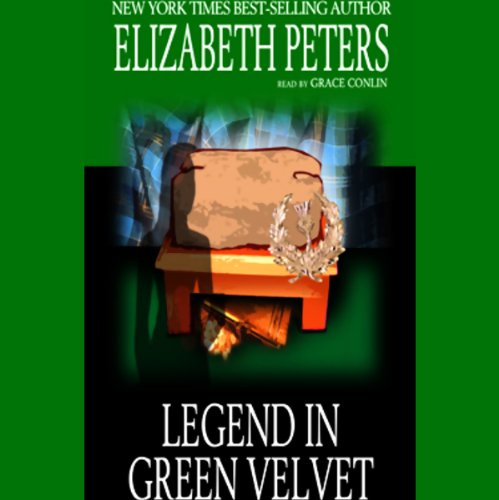 The Legend in Green Velvet Audiolibro Por Elizabeth Peters arte de portada